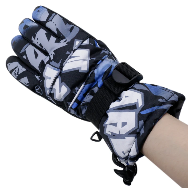 Ski Gloves Outdoor Sports Warm Gloves Wind Protection for Hands on a Snowmobile Gloves for Men Winter Genuine Leather