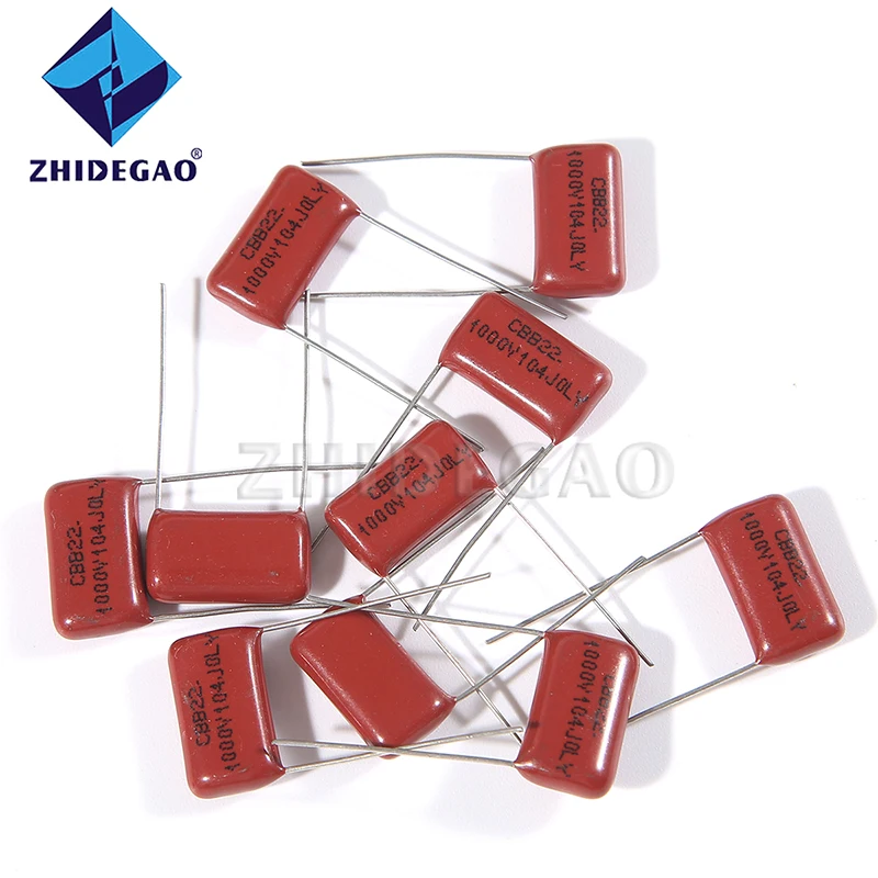 

ZHIDEGAO 500pcs CBB Polypropylene Film Capacitor Pitch 15mm 10mm 2000V 630V 1600V 400V 250V 1nF 4.7nF 10nF 22nF 47nF 56nF 100nF