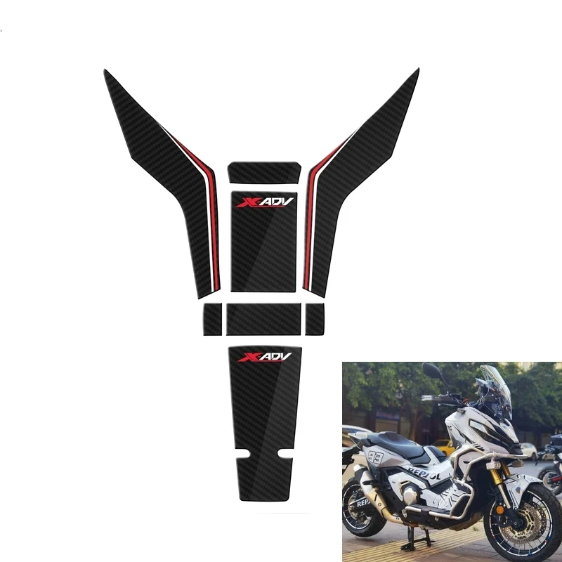 Motorcycle 3D sticker fuel tank pad sticker protector for XADV 750 X ADV xadv750 2017 2018 2019 2021