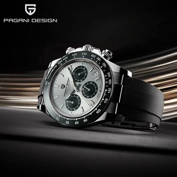 PAGANI DESIGN Men's Watch Top Brand Luxury Quartz Multifunction Sports Watch for Men Automatic Chronograph Waterproof 100M Relogio