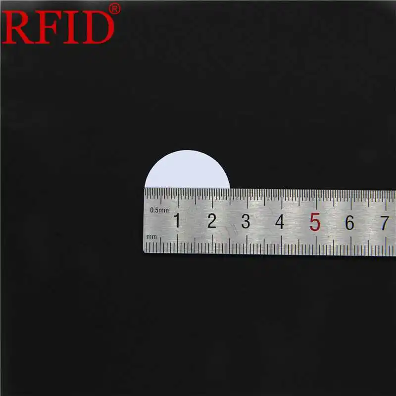 ID 125khz EM4100 TK4100 25mm Read Only Access Control Keyfob RFID White Coin Crad Time Attendance System Card Fast Shipping 1pcs