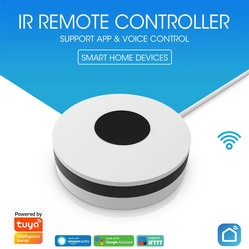 Tuya WiFi IR Remote Control Hub For Alexa Google Home Air Conditioner TV WiFi Smart Home Infrared Universal Remote Controller