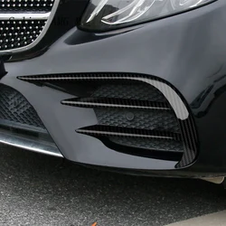 Car styling for Mercedes Benz C Class W205 C43 C63 For AMG Front Fog Light Lamp carbon fiber Trim Cover Sticker Auto Accessories