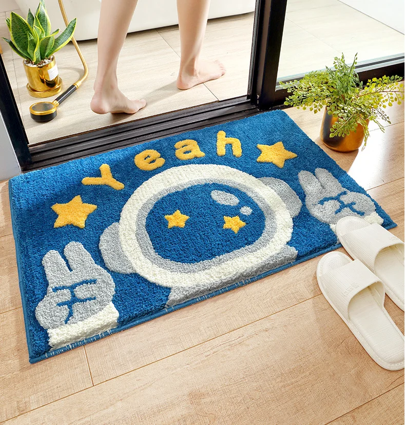 Nordic Carpet Area Rugs Funny Bathroom Bedroom Floor Mats Welcome Doormat home decoration Cute Egg shape Bathroom Rug