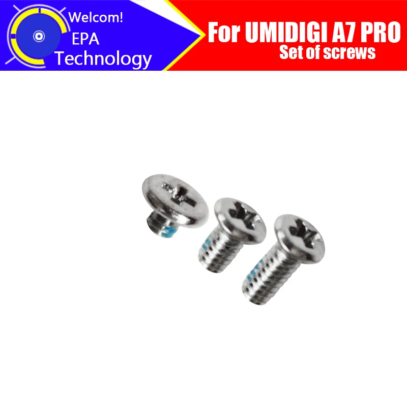 6.3 inch UMIDIGI A7 PRO Set of screws 100% Original New for Set of screws Replacement Accessories for UMIDIGI A7 PRO phone.