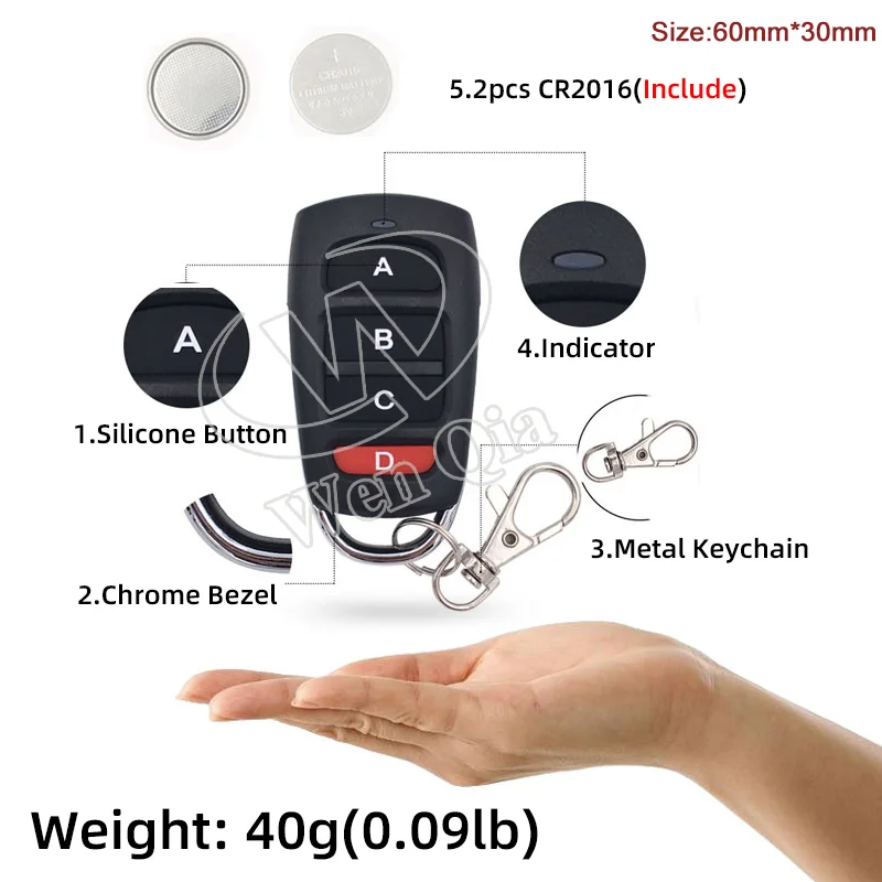 433Mhz bezprzewodowy pilot AC110V 220V 1CH przekaźnik odbiorczy On off światło zdalne moduł przełączający do kontrolera lampa ledowa