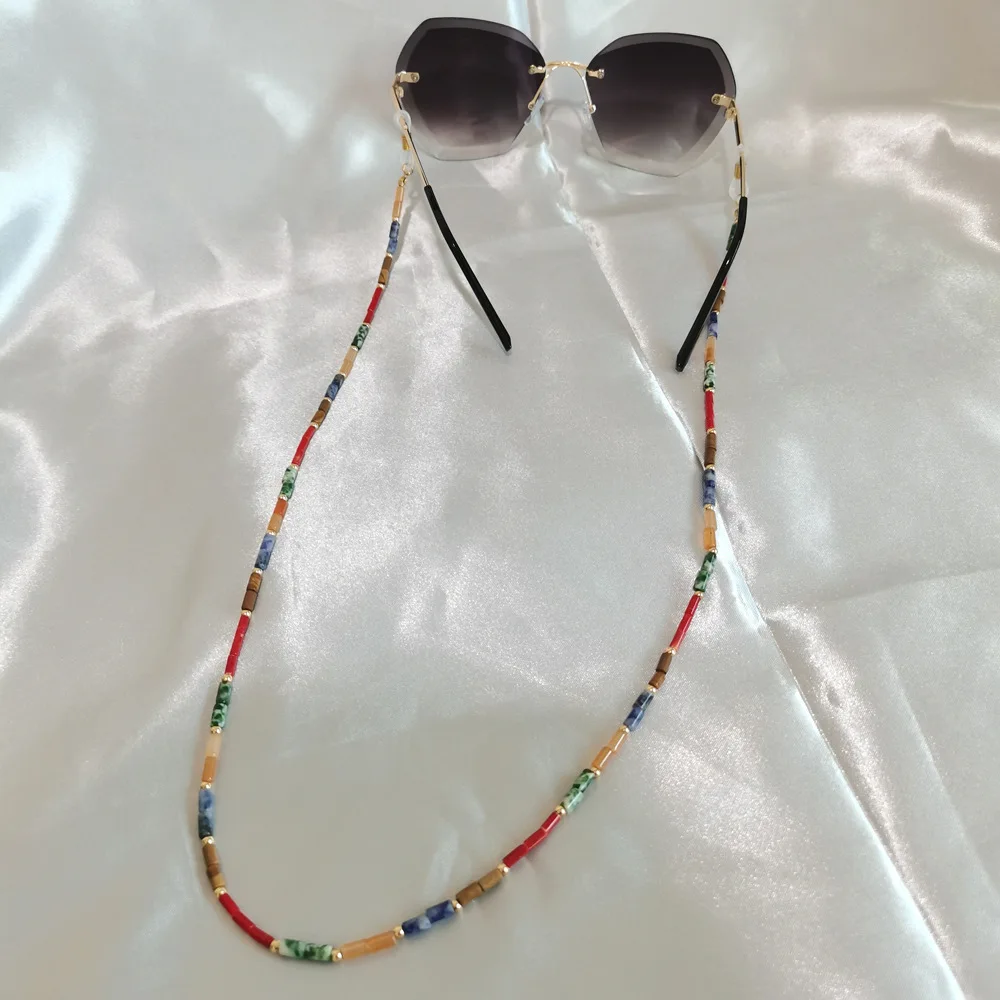 hanging neck light luxury retro fashion trendy glasses chains eyeglasses chain female non-fading mask anti-lost rope lanyard