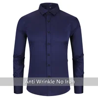 Anti-Wrinkle Elasticity Slim Fit Long Sleeve 3 Anti-Wrinkle Elasticity Slim Fit Long Sleeve 3