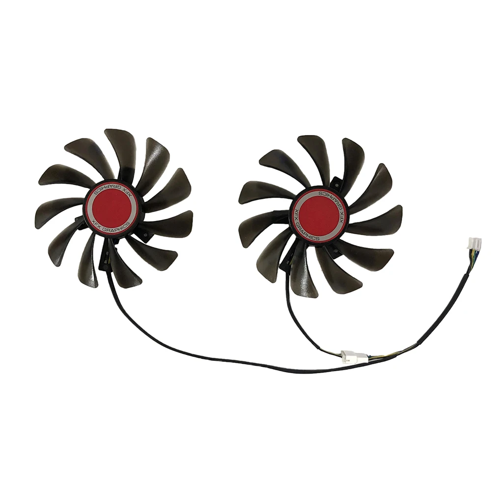 Ventilateur de refroidissement de carte graphique, 2 pièces/ensemble 95mm, Alternative FDC10U12S9-C RX 590 RX 580, pour son processeur RX580 XFX RX590