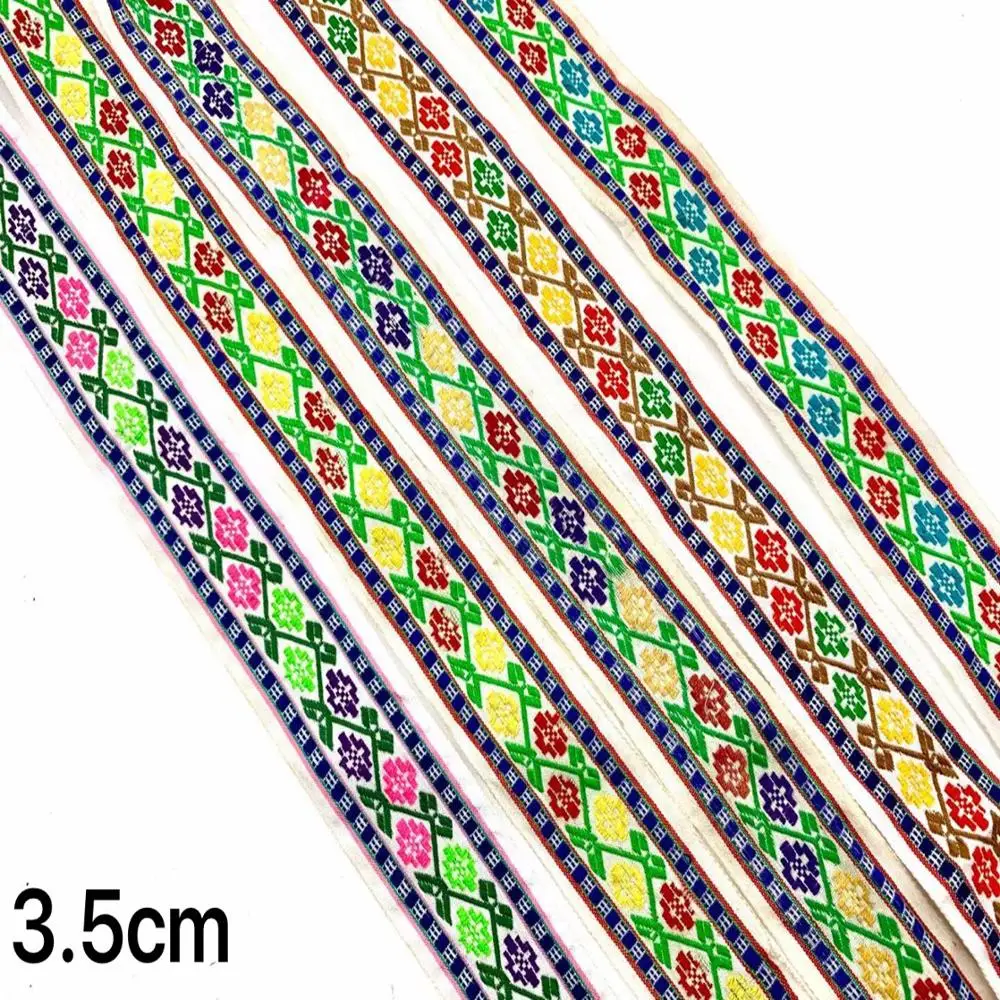 3.5cm ethnic style folk style nation style embroidery webbing,embroidery ribbon,garment ribbon,shoes ribbon,bag ribbon,QC1126B