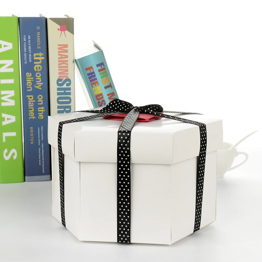 

Коробка в подарок взрыв для юбилея скрапбукинг DIY фотоальбом подарок на день рождения «сделай сам» сюрприз любовь взрывные коробки прямая поставка