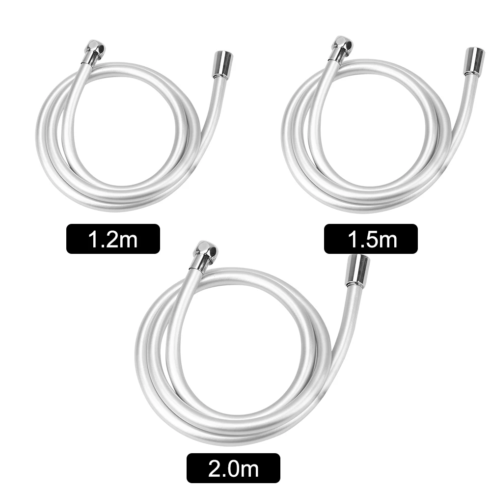 Manguera de ducha de mano de PVC, accesorios de baño, interfaz Universal, Flexible de alta presión GI/2, 1,2/1,5/2m
