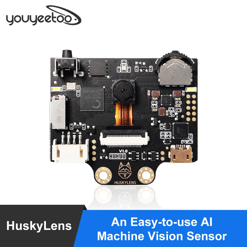 

Youyeetoo HUSKYLENS - An Easy-to-use AI Machine Vision Sensor Arduino Raspberry Pi LattePanda Micro:bit Color Recognition