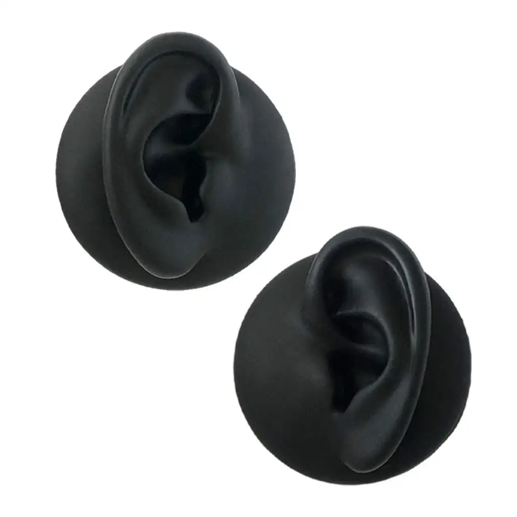 Simulation Ear Model Silicone Hearing Supplies Smooth Flexible Practice Piercings Relaxing Props for Jewelry Display Ear Massage image 4