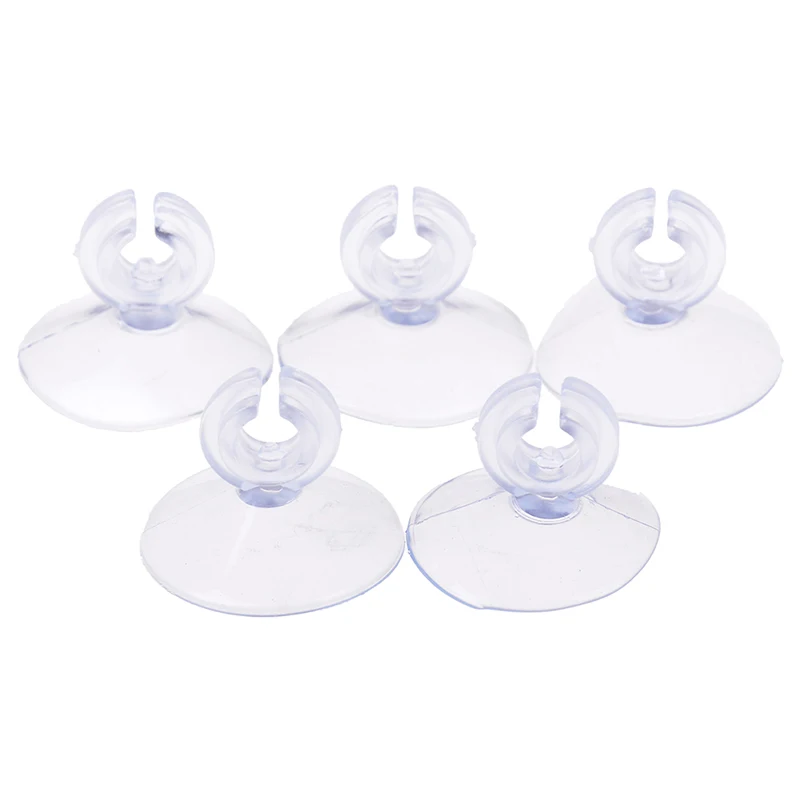 5/10Pcs Plastic Aquarium Fish Tank Suction Cups Suckers Clips Airline Pump Tubing Fixation Suction Cup