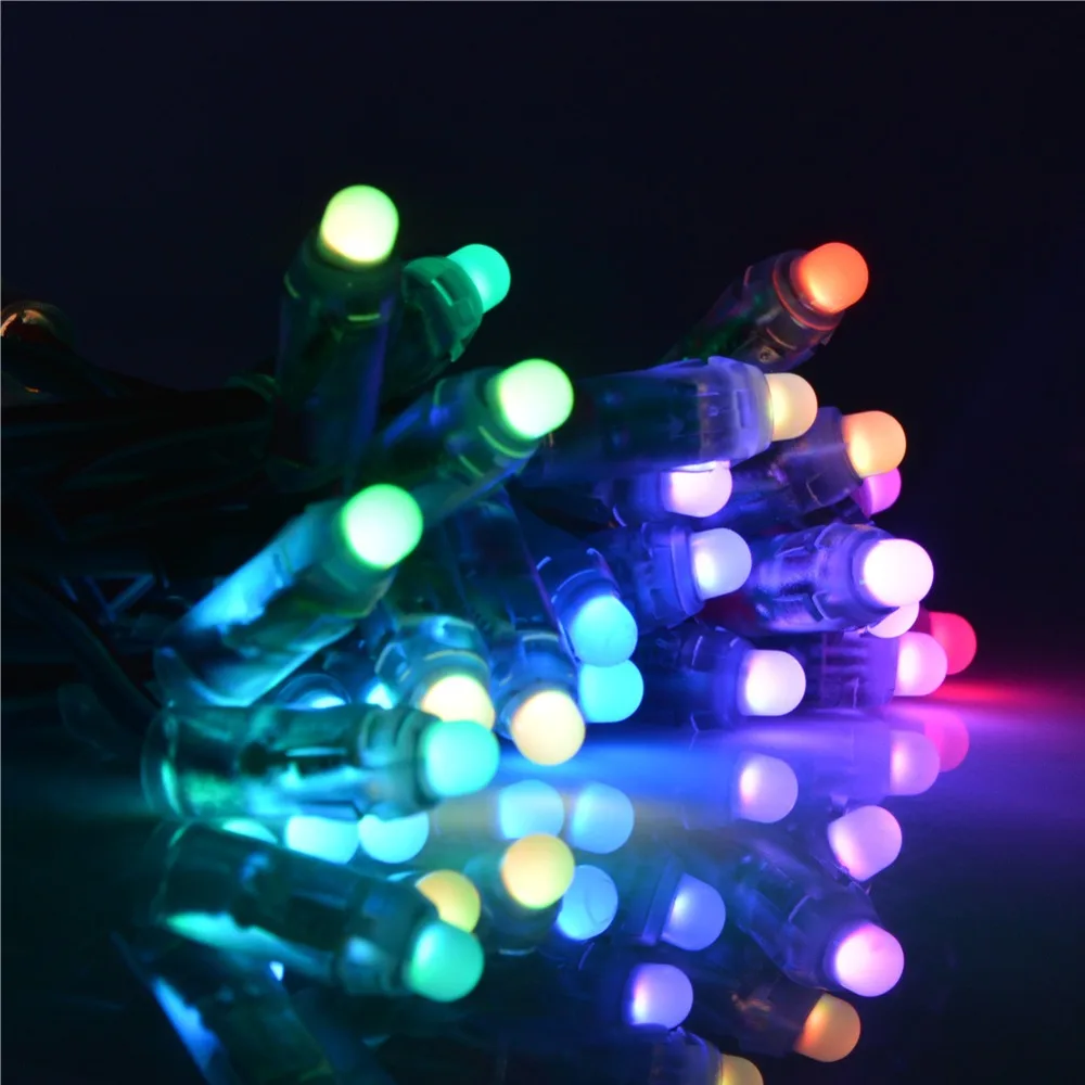 

50Leds/Lot LED Module Light Waterproof IP68 WS2811 Dream Color LED String Lighting Addressable Individually Module DC5V / 12V