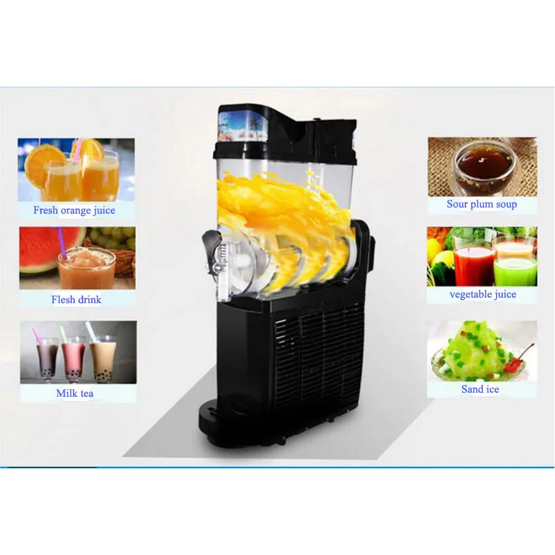 

Commercial 15L Snow melt machine Smoothie machine 110V/220V Snow grains Slush dispenser Smoothie maker