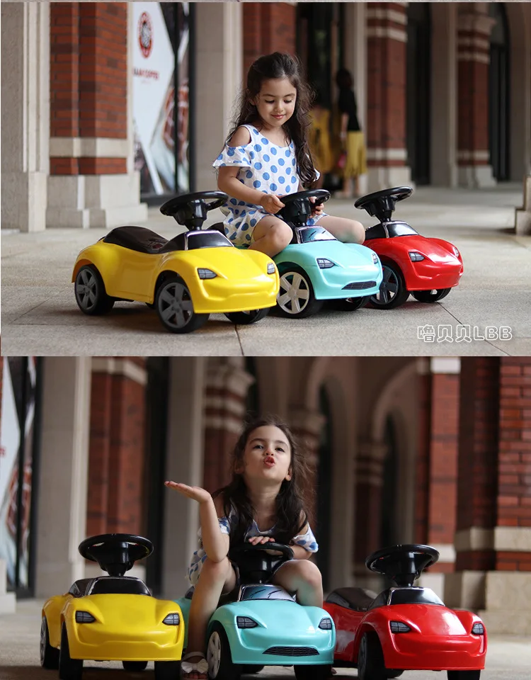 Benutzer definierte Kinder Allrad Musik Silent Wheel Kinder fahren auf Autos pielzeug für Jungen Baby Walker Autos für Kinder zu fahren 10m-4 Jahre