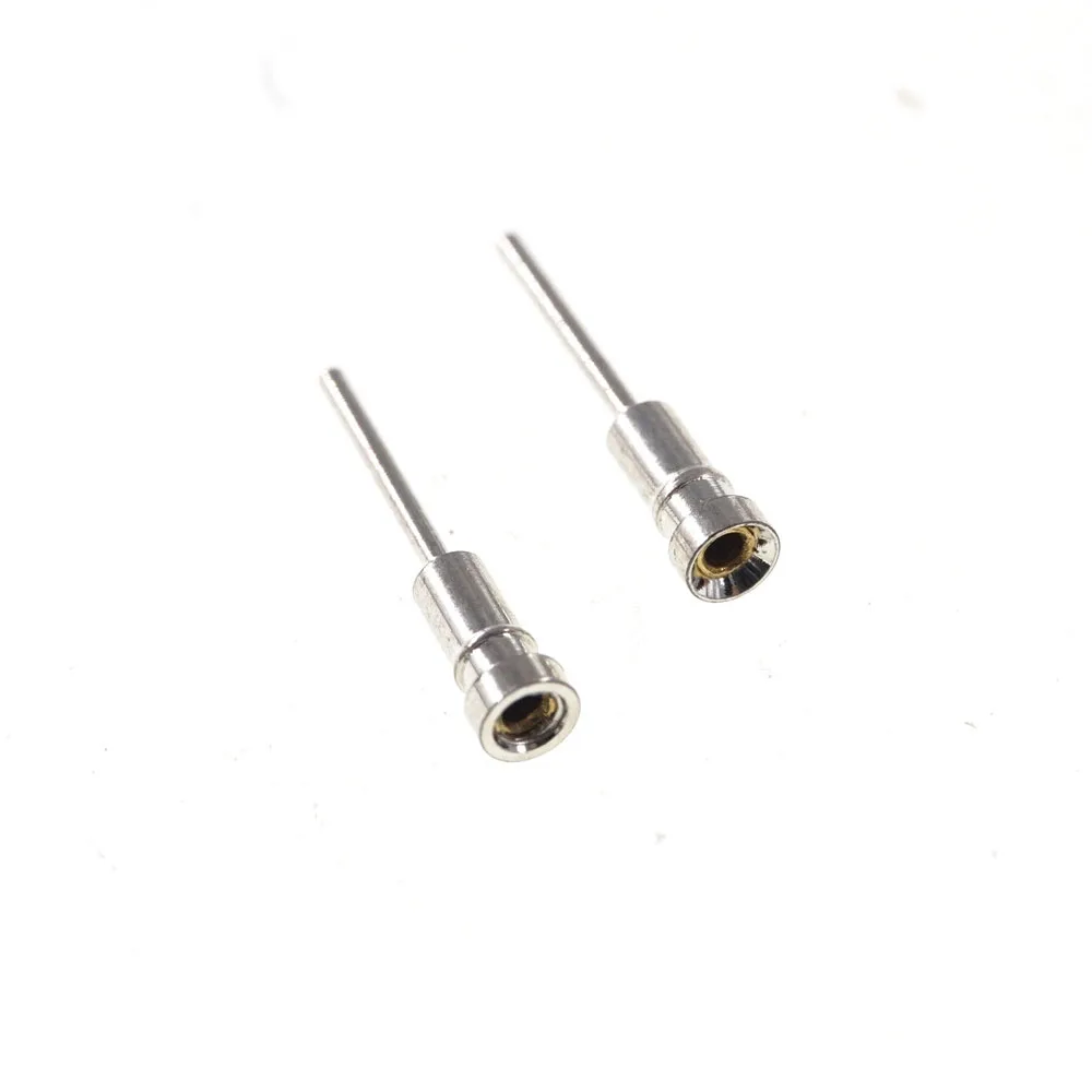 100Pcs LED Pin Socket for Cherry Mx Switch Keyboard Size 9.70MM Length Nickel Plating Machined