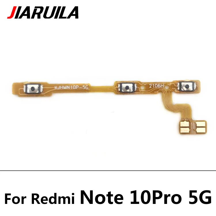 For Xiaomi Mi 9T Pro Redmi K30 Pro Note 10 3 6 7 9 8 Pro 5G Note 4X 5 9S Power Volume key Button Control Flex Cable Replacement