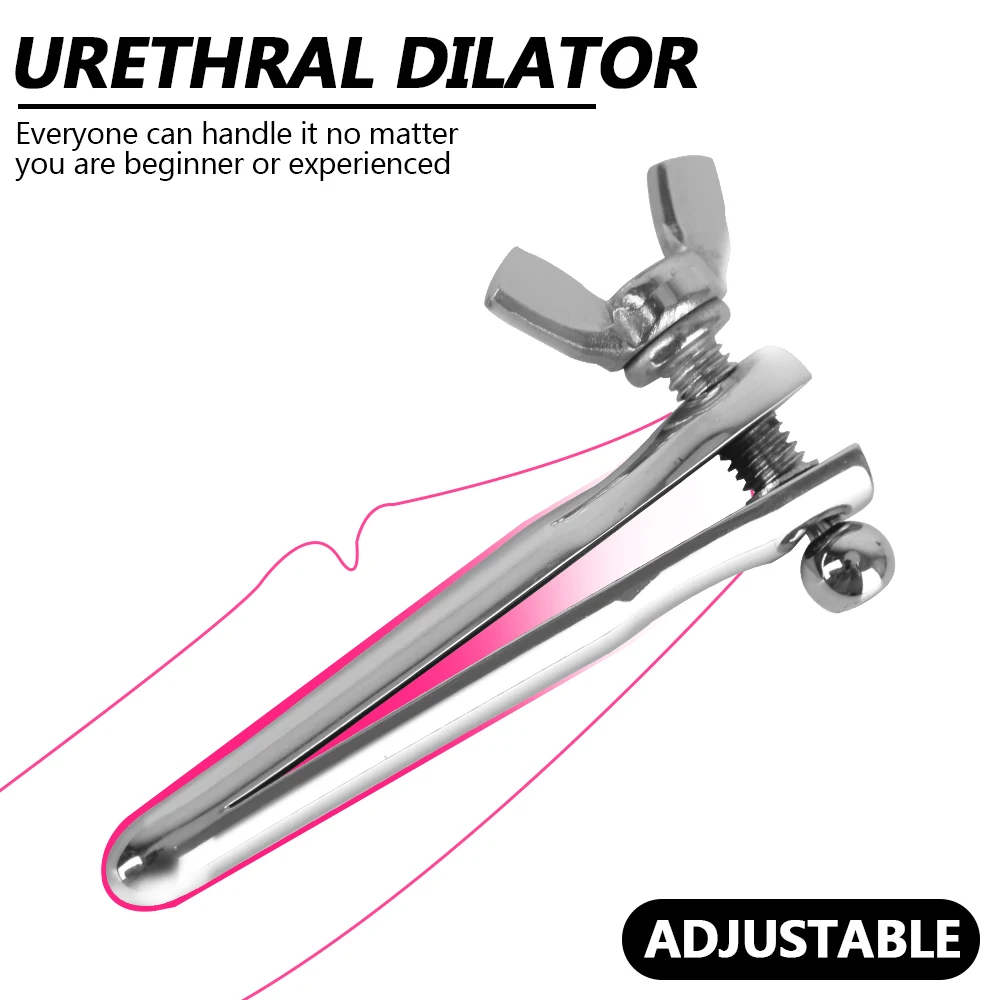 Urethrale Klinkende Mannen Penis Plug Insert Klinkt Urethra Dilatator Mannelijke Masturbatie Machine Speeltjes Voor Volwassenen 18 + Erotische Pincet