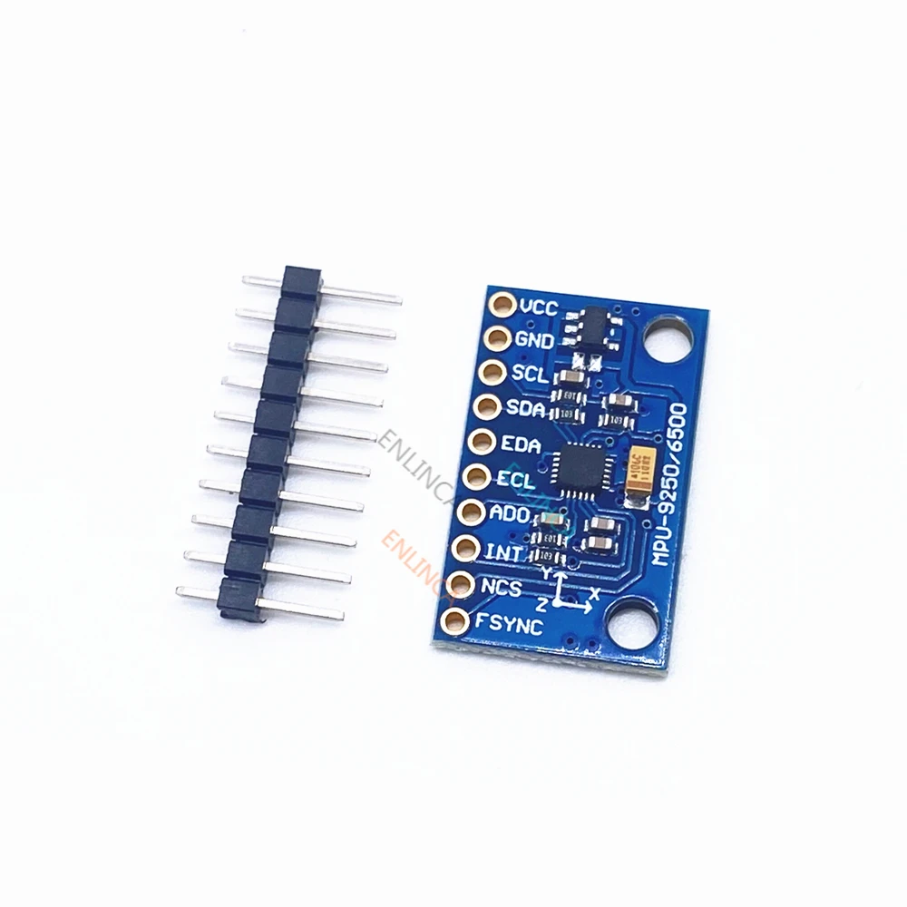 SPI IIC/I2C GY-9250 GY-MPU6500 9-Axis Attitude +Gyro+Accelerator+Magnetometer Sensor Board Module MPU9250 3-5V Power