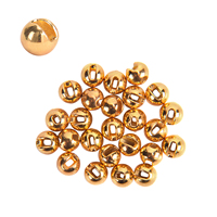 SF 25pcs1.5/2.0/ 2.5/2.8/3.3/3.8/4.0/4.6mm Gold Slotted Tungsten Beads for Fly Tying Fly Tying Materials