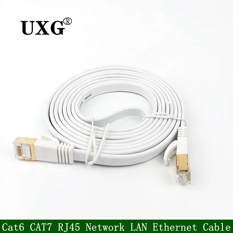 Cat6 CAT7 RJ45 Network LAN Ethernet Cable Computer UTP Patch Cord for Router 0.5m 1m 1.5m 2m 3m 5m 10m /15m/ 20m/ 25m/ 30m Cable