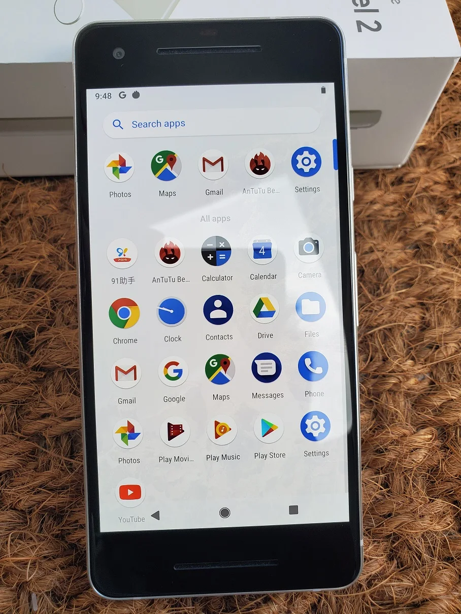 Ons Versie Originele Google Pixel 2 1920*1080 5.0 "4Gb Ram 64Gb Rom Snapdragon 835 Octa-Core Android 8.0 Mobiele Telefoon