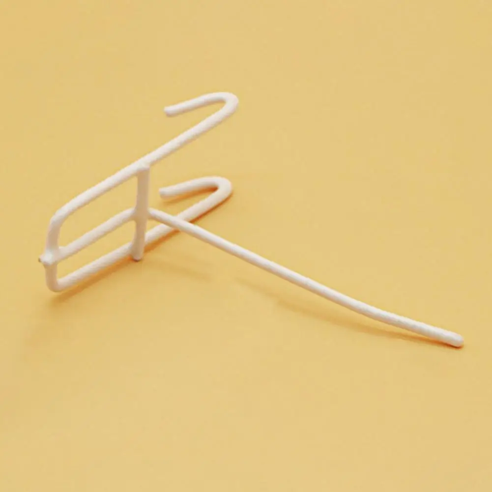 Home Decoration 10Pcs Hooks Wear-resistant Removable Metal Stable Mesh Panel Hangers Home Decorative Hooks