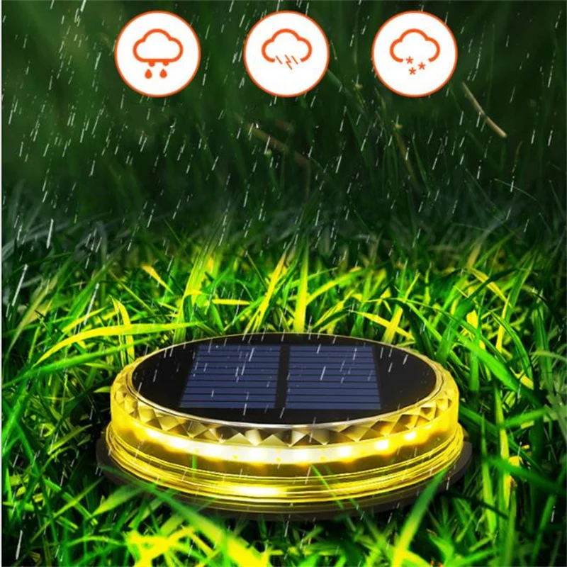 Neue LED Unterirdischen Lichter Solar Lichter Rasen Lichter Outdoor Garten Plug-in Solar Landschaft Lichter