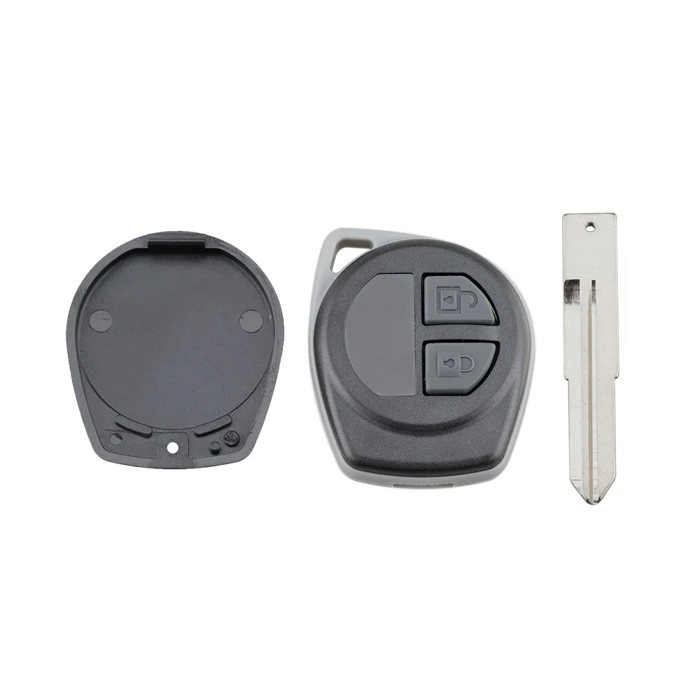 2 Buttons Car Key Fob Case Shell Replacement Auto Remote Cover Fit for SUZUKI Vitara Swift Ignis SX4 Liana