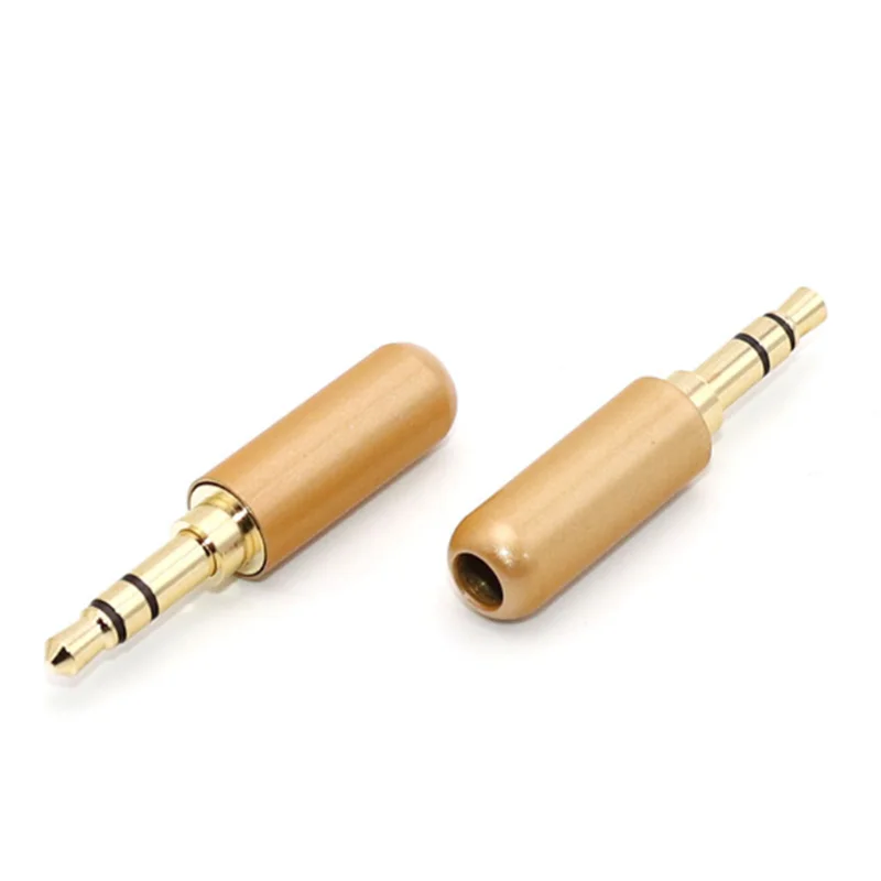 ปลั๊กสเตอริโอขนาด 3.5 มม. ปลั๊กหูฟังชุบทอง