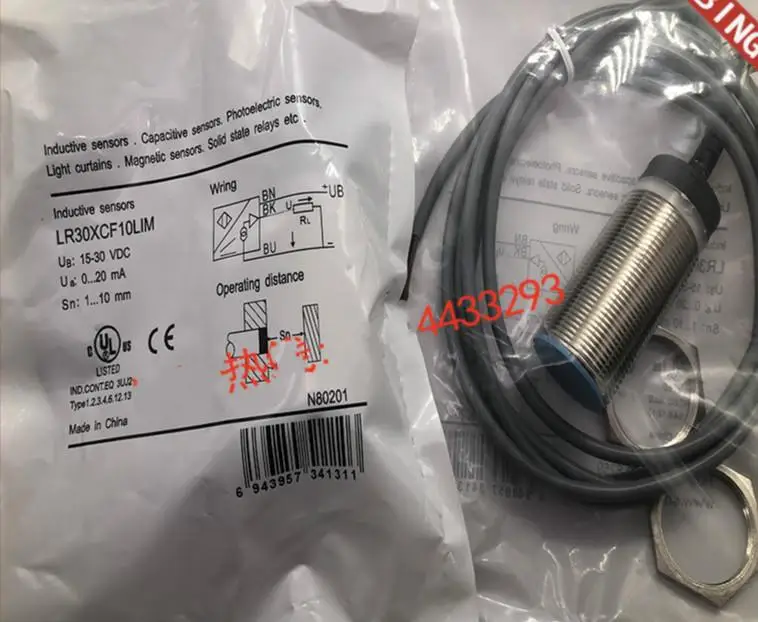 

2pcs New High Quality inductive proximity switch LR30XCF10LIM induction sensor