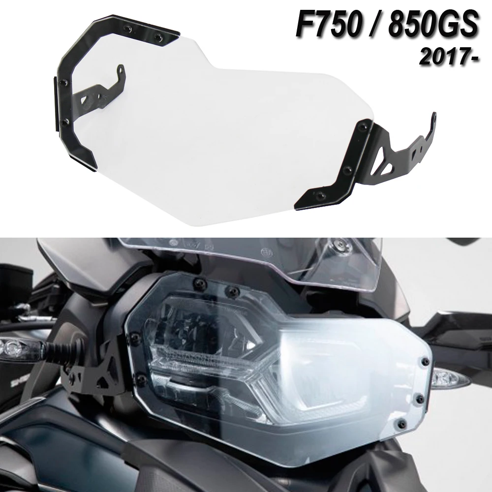 

Защита для мотоциклетной фары, защитная крышка F 750 / 850 GS для BMW F750GS F850GS 2017 2018 2019 2020 2021, акриловая патч для лампы