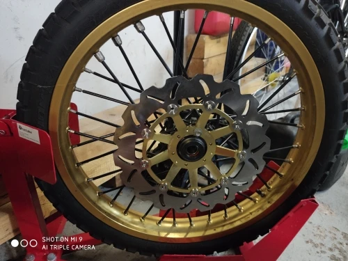 Vordere und hintere Bremsscheiben für CRF1000L Africa Twin 06-26 Adventure Sports / DCT 18-26 CRF 1100 L / DCT 20 21 22 23 24 25 26 – Detail 8