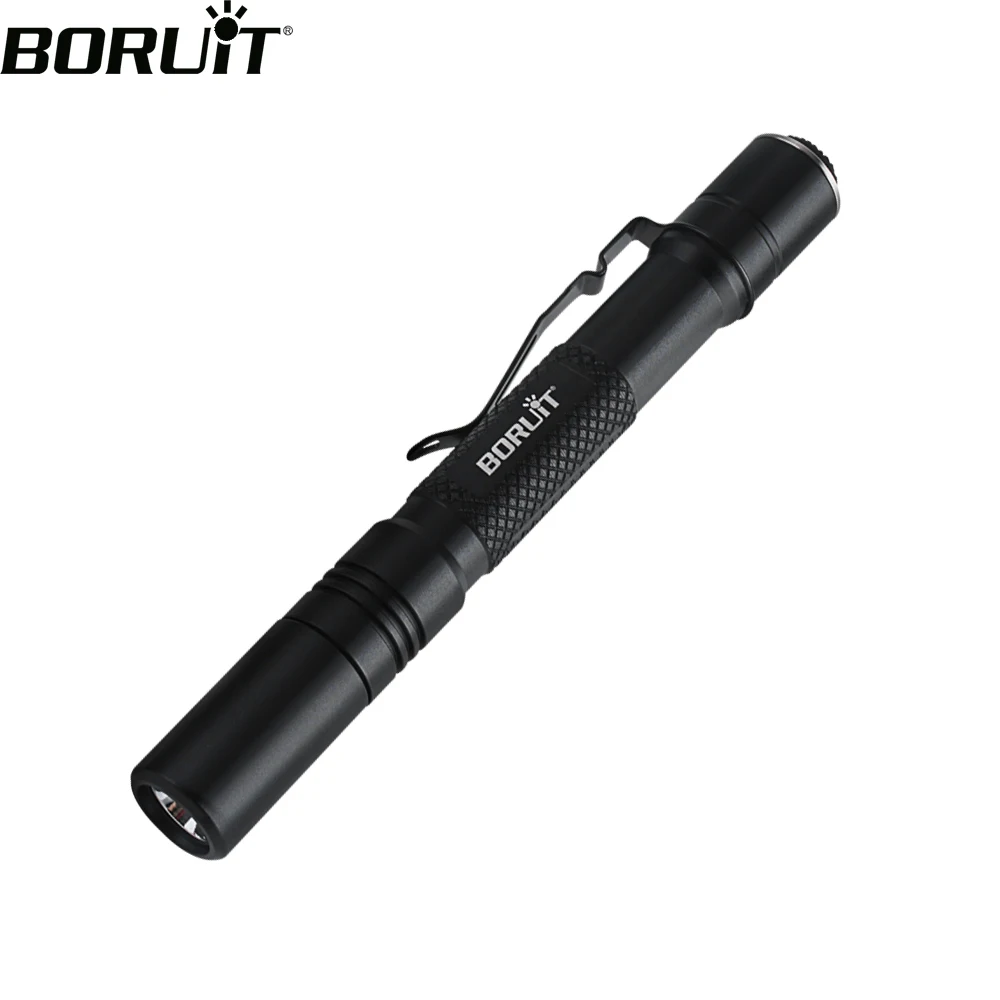 BORUiT BC20 Mini EDC Flashlight Medical Flashlight 215 Lumens 4-Modes IPX8 Torch Memory Function Lantern Emergency Working Light