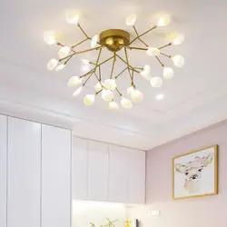 Flush Mount Lampadario di Lasciare Lampadario Lampada a Soffitto Cucina Ad Isola Ramo di Un Albero Lampadario Metà Del Secolo Della Decorazione Lampada a Sospensione