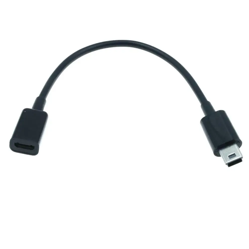 10cm Mini USB T portu 5pin mikro USB męski Adapter złącza kabel do androida telefon MP3 MP4 kabel do transmisji danych