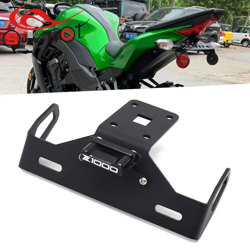 

License Plate Holder LED Light for Kawasaki Z 1000 2014-2020 Z1000R Z1000 R Motorcycle Accessories Tail Tidy Fender Eliminator