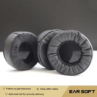 Earsoft Replacement Ear Pads Cushions for Superlux HD330 HD660 HD668B HD669 HD681 EVO Headphones Earphones Earmuff Accessories