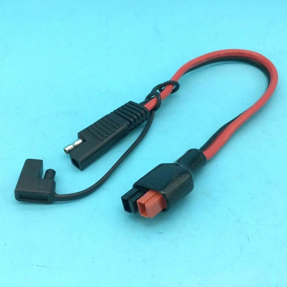 

12AWG 30CM Solar SAE Cables to Anderson Power Pole Connector for Battery Connection of Electric Vehicle, Viewing Car, Forklift