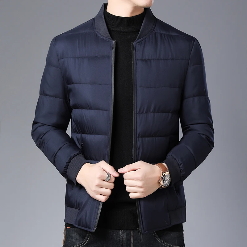 DILEMO Thick Parkas Winter Fashion Brand Jackets Men Padded Jackets Streetwear Quilted Jacket Puffer Bubble Coats Mens Clothing