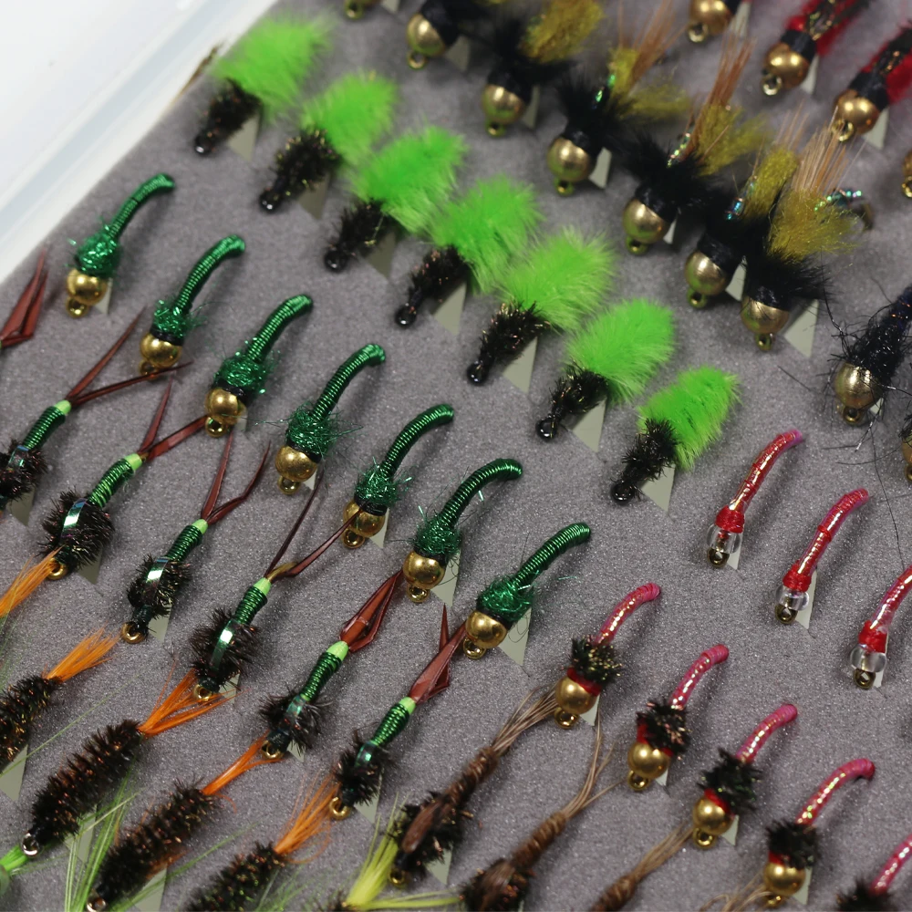 Bimoo Ninfas bead head para trucha – Señuelos pesca con mosca - imagen 4