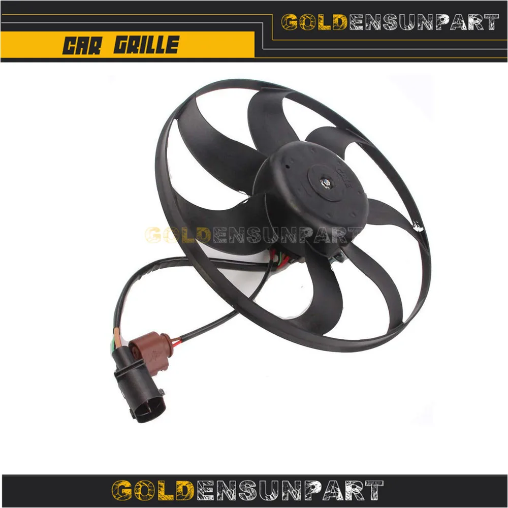 3C0 959 455 F Cooling Systems Radiator Fan Auxiliary Radiator Cooling Motor Fan For VW Golf Jetta Rabbit Passat AUDI TT A3