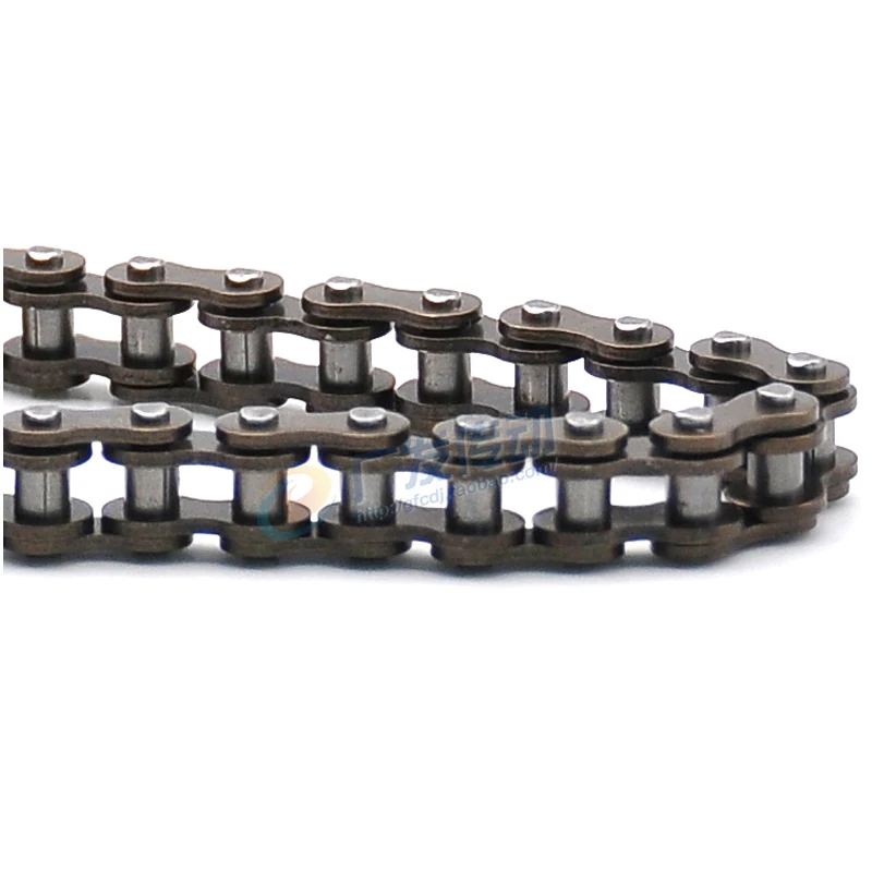 04C-1 Simplex Roller Chain Carbon Steel Length 0.5Meter 5Meters Pitch 6.35mm 04C-1 25H-1 2 points single row chain