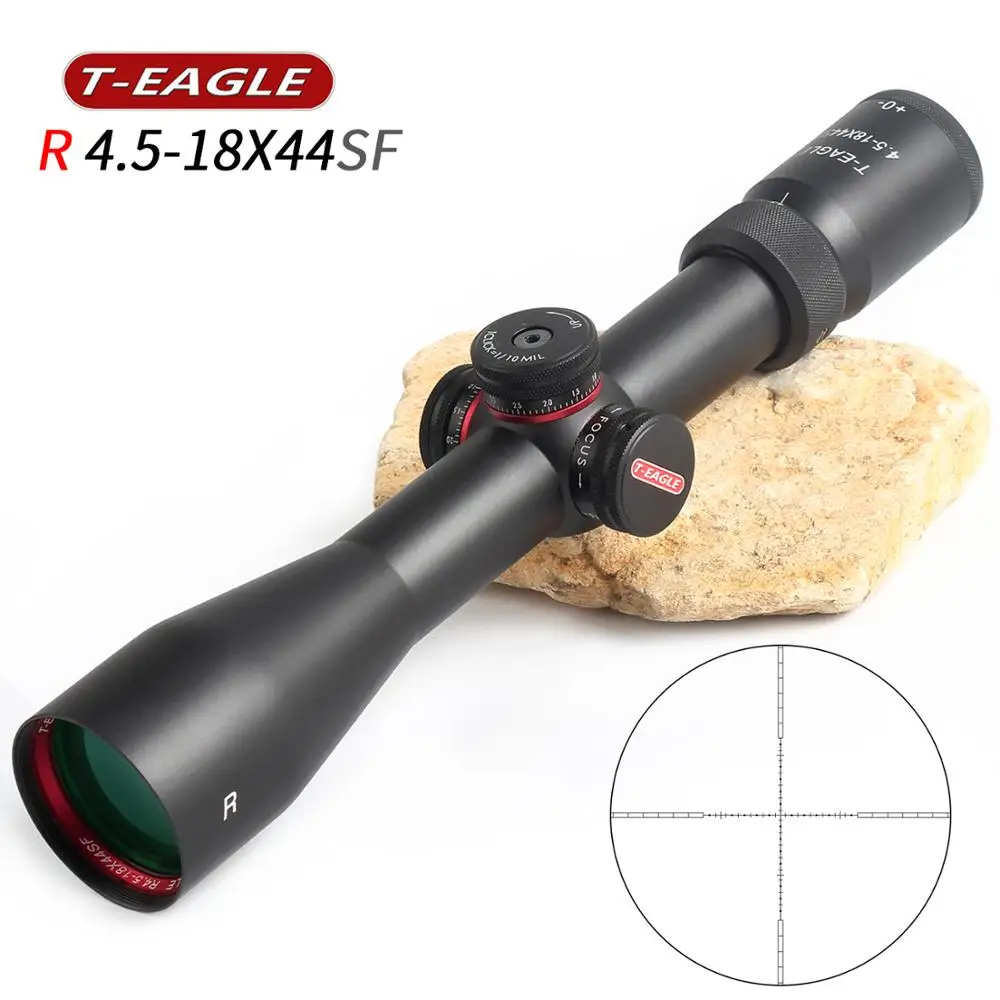 

T-Eagle Optical Sight R 4.5-18x44 SF Tactical Riflescope With Side Focus Hunting Rifle Scope For Airgun Spotting Scope Lunettes