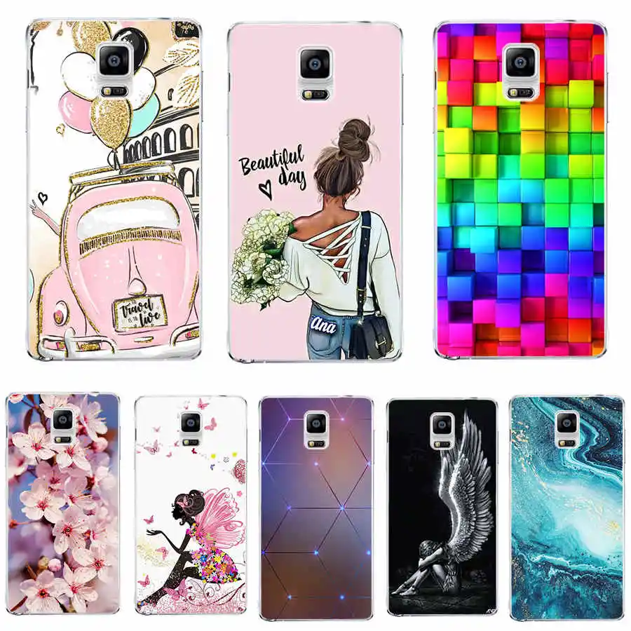 Case For Samsung Galaxy Note 4 Note4 Case Cover Silicone Soft TPU Back  For Fundas Samsung Galaxy Note 4 N9100 Phone Case