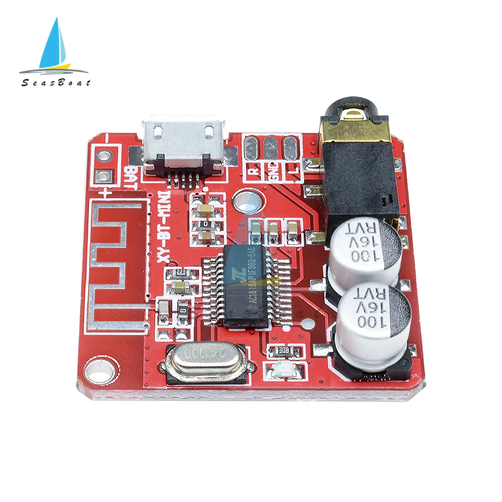 3.7-5V Bluetooth Audio Receiver Board Bluetooth 4.1 5.0 MP3 Lossless Decoder Board Wireless Stereo Music Module