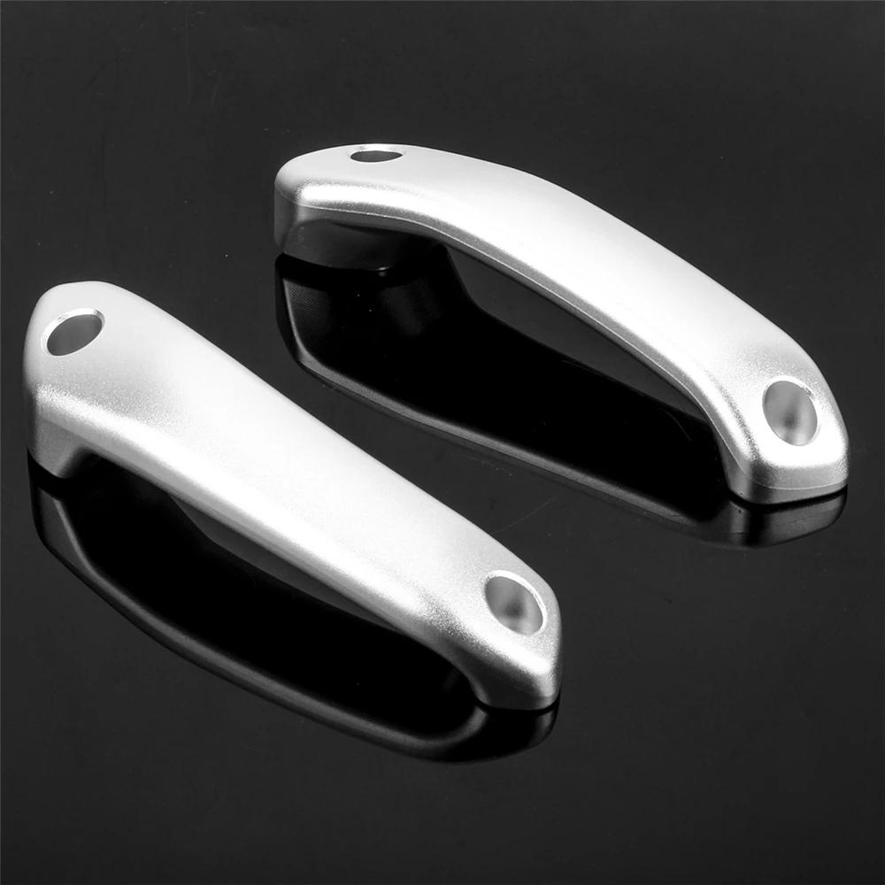 

2PCS Aluminum Front Internal Door Grab Handle Left Right Cover Sticker for Suzuki Jimny 2007-2017 Car Accessories